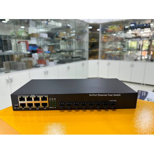 SFP Switch 8 SFP+8RJ Gigabit свитч